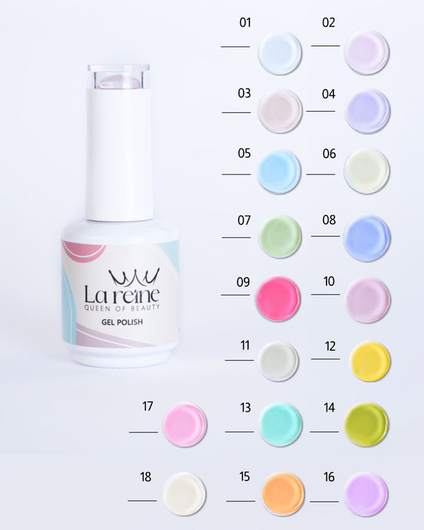 Gel polish Pastel